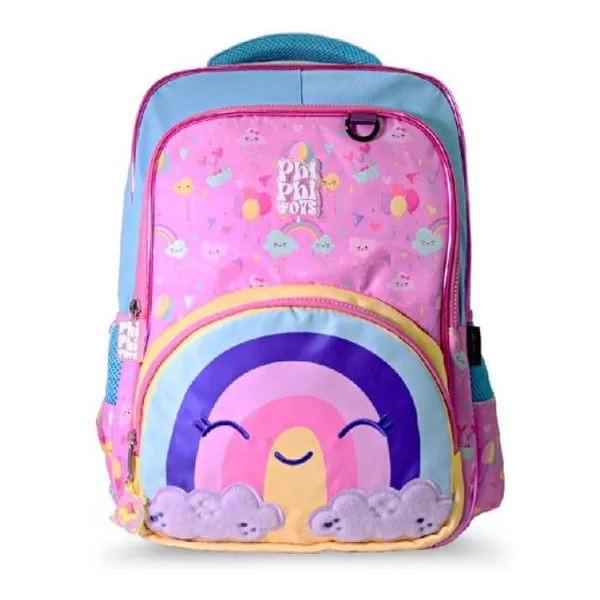 Mochila espalda 16" arcoiris