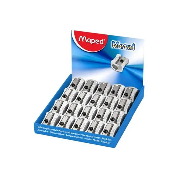 Sacapunta metal eco 1 filo caja x20 unidades Maped