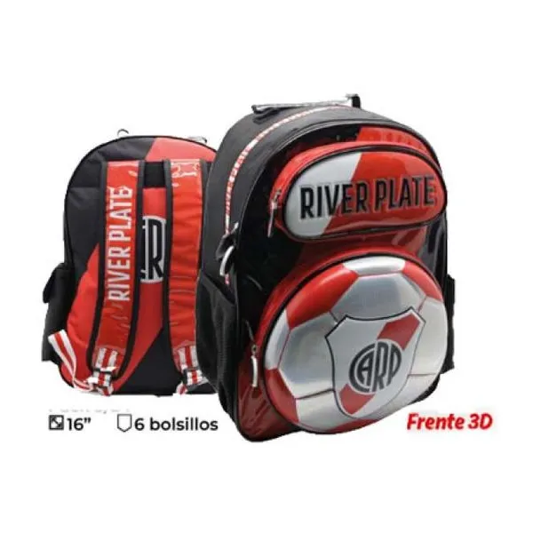 Mochila River Plate 16" espalda