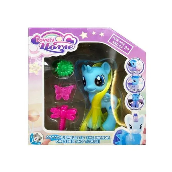 Pony con accesorios en caja 11.5x12x5 cm