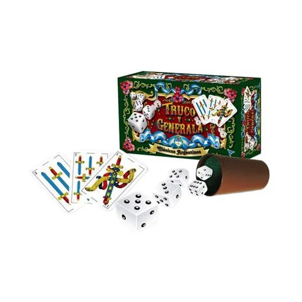Juegos truco y generala en caja 25x14x8 cm toto games
