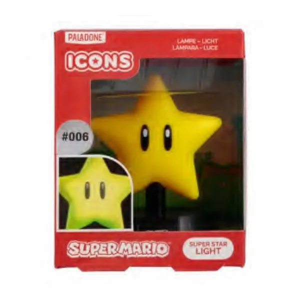 Super mario star icon light - iluminá tu espacio