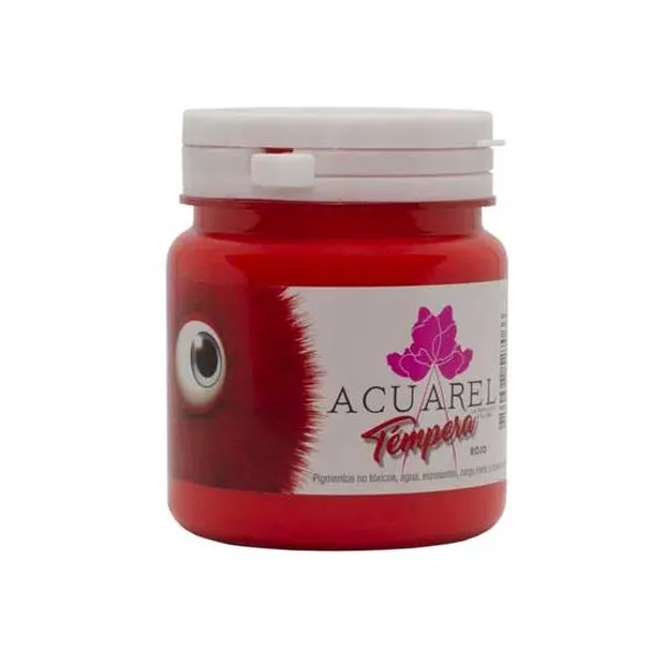 Témpera acuarel pote x250 grsrojo