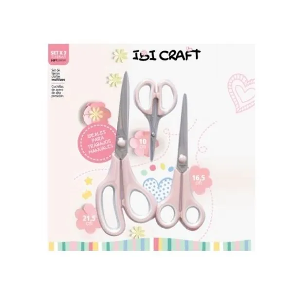 Tijeras ibi craft de precision set x3 unid.