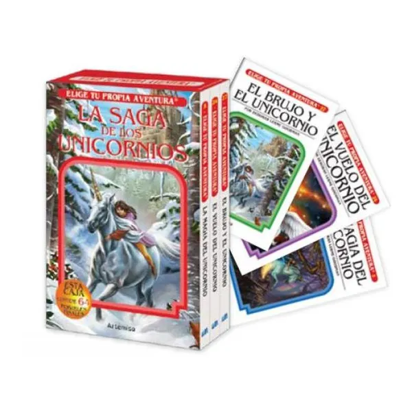 La saga de los unicornios- caja x3 titulos-