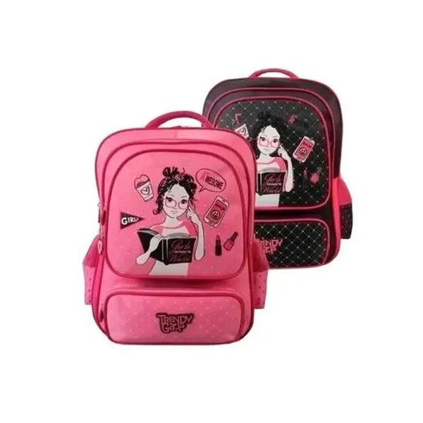 Mochila 17" espalda x1 colores surtidos Trendy girls