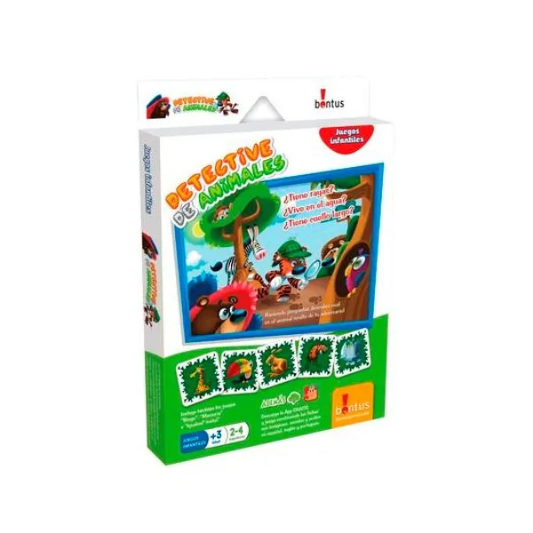 Juego detective de animales + app en caja 19.5x27.5 cm -