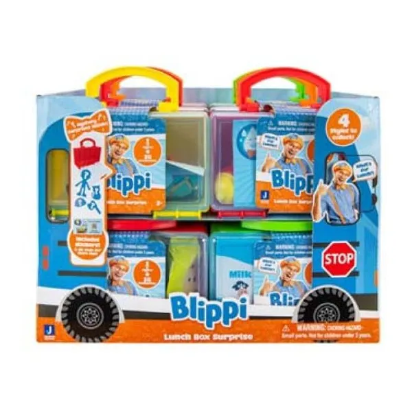 Lunchera blippi deluxe blind figures surtidas