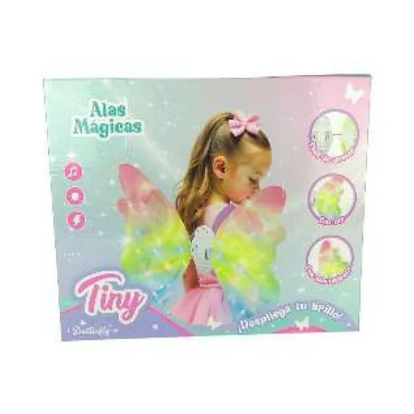 Alas magicas multicolor con luz y sonido 80 x54 cm