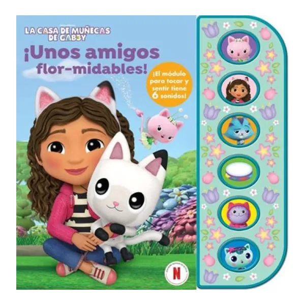 Casa muñecas gabby amigos flor-midables