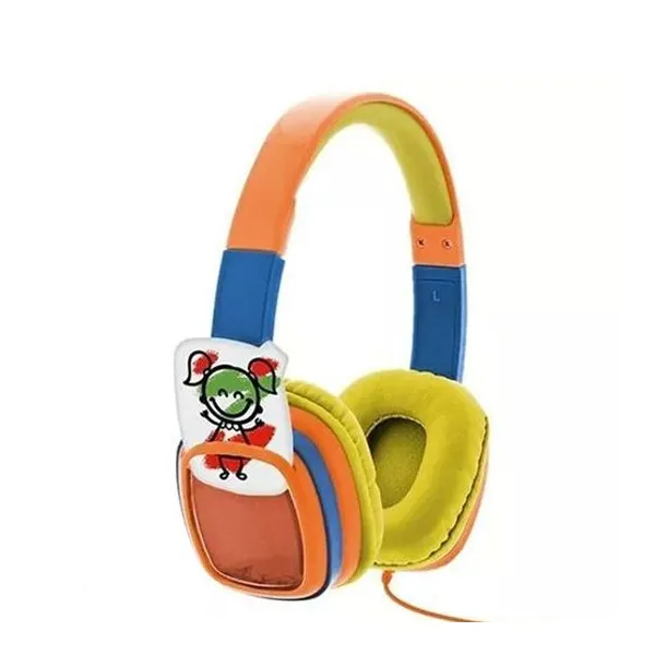 Auriculares xtech infantil con cable naranja