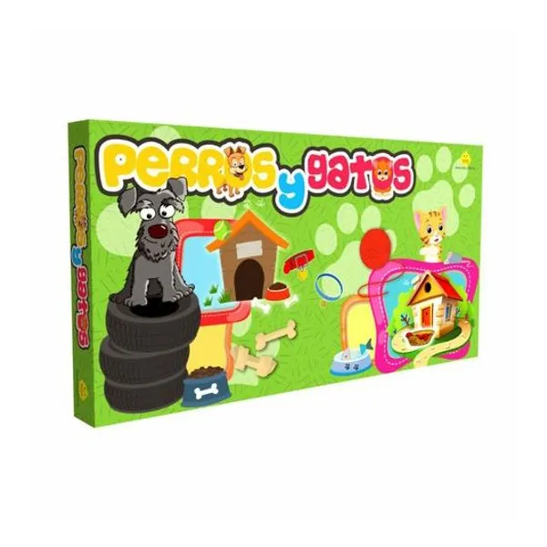 Juego perros y gatos 37x20x3,5 cm yuyu