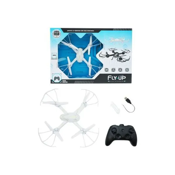 Dron 360° a radio control con estabilizador y luz en caja 55x38x8 cm