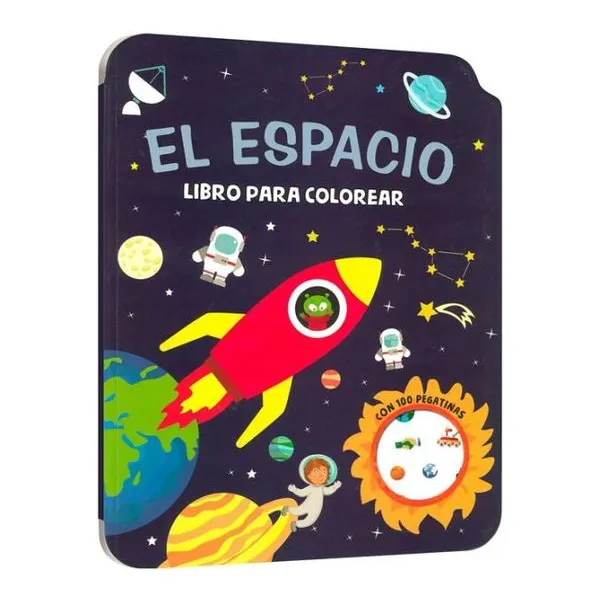 El espacio libro para colorear 28 21 cm