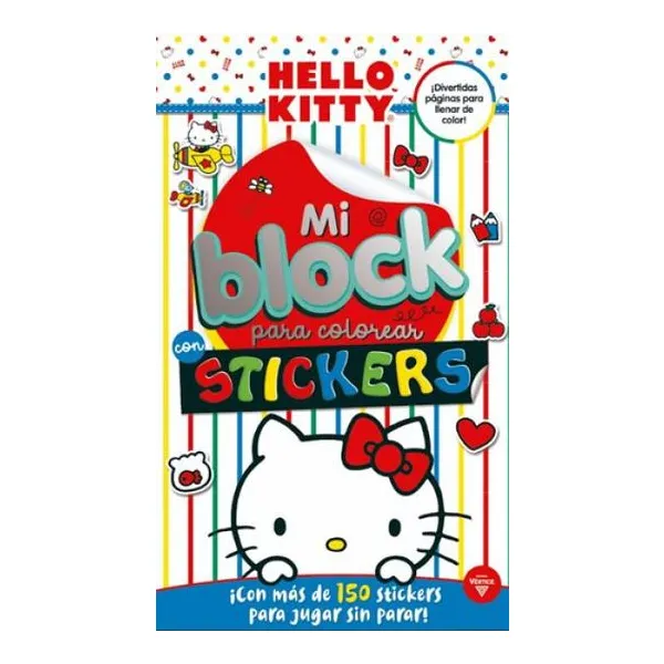 Hello kittymi block para colorear con stickers