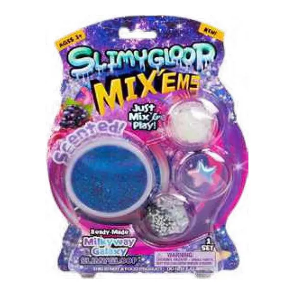 Slimygloop mix'ems unicorn tie dye - juego sensorial
