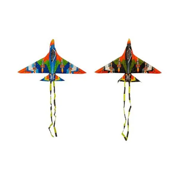 Barrilete avión 100x62 cm x1 colores surtidos - zz