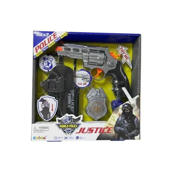 Set de policia 8 pzas try me blumpy en caja abierta x1