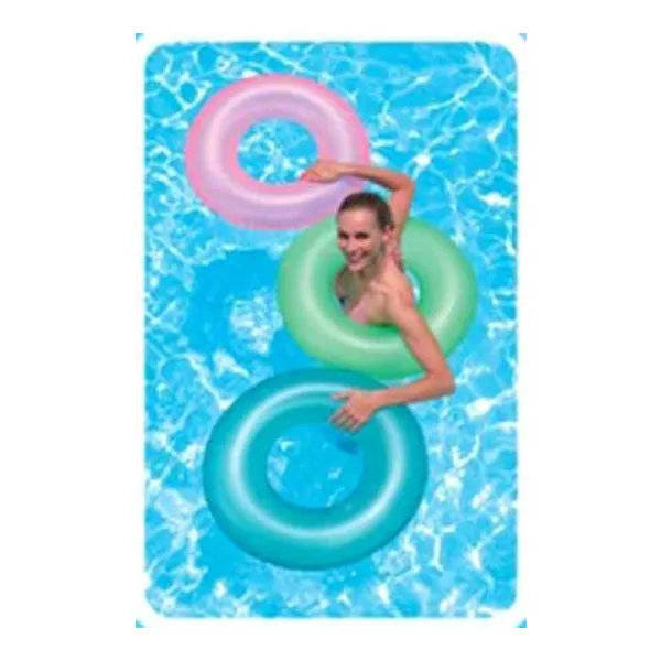 Frosted neon swim ring 76 cm