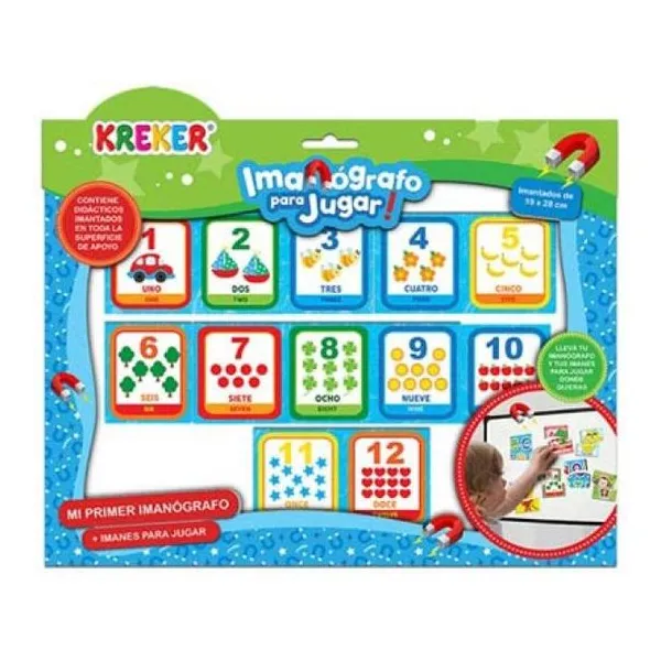 Tablero magnetico bifaz con bordes y esquineros de pvc 30x40x4 cm