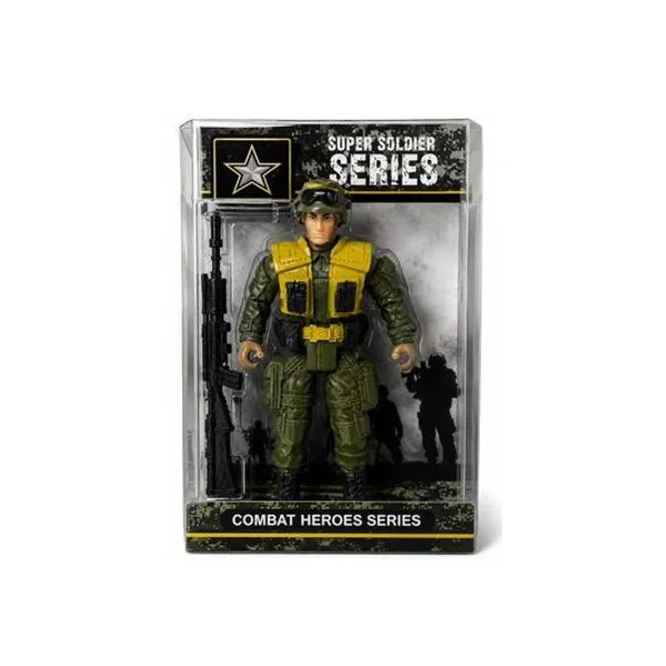 Soldado con accesorio en caja translucida 10.5x6 cm modelos surtidos