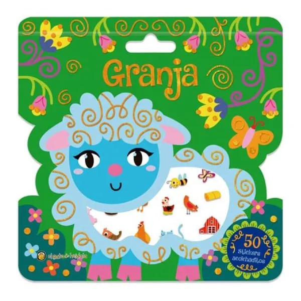 Stickers acolchaditos- granja 21 21 cm