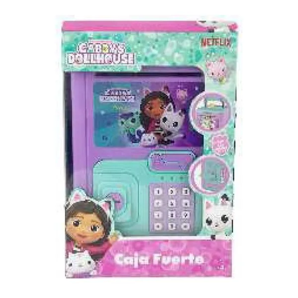 Caja fuerte con luz y sonido gabby dollhouse
