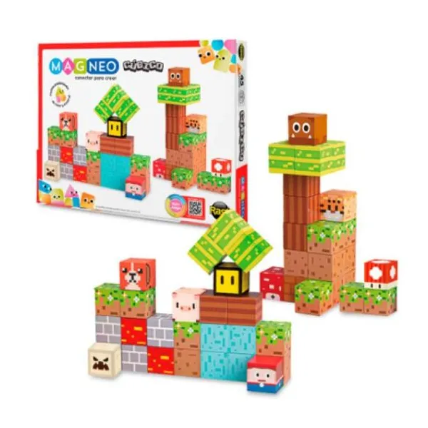 Magneo cubico 45 piezas
