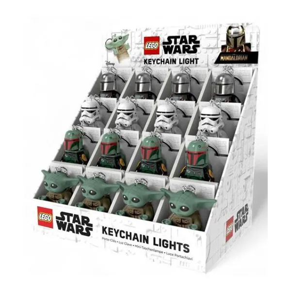 Llavero figura con luz Lego star wars mandalorian