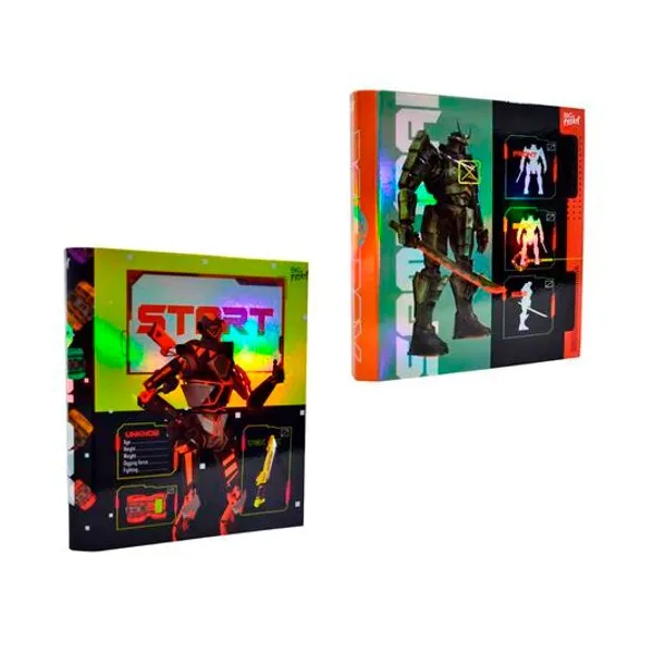 Carpeta a4 2x40 holografica game zone x unidad modelos surtidos ppr