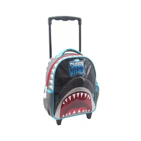 Mochila 12" con carro shark x unidad colores surtidos lsyd