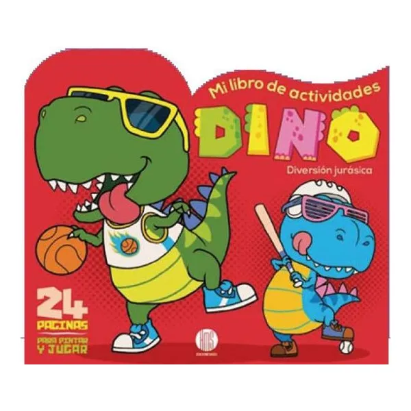 Mi libro de actividades dino. 24 pag. troquelados - surtido