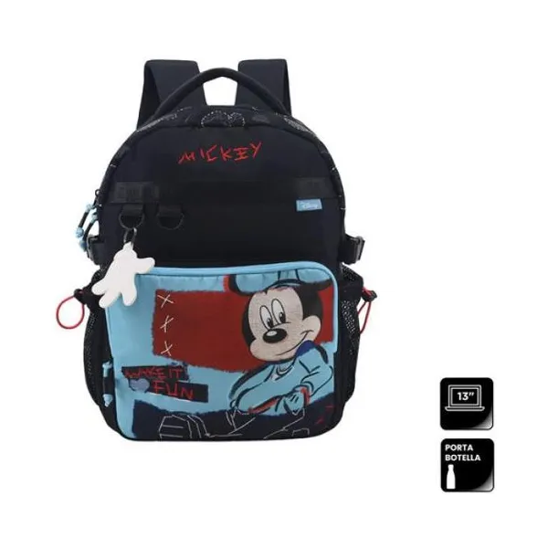 Mochila Disney mickey negra