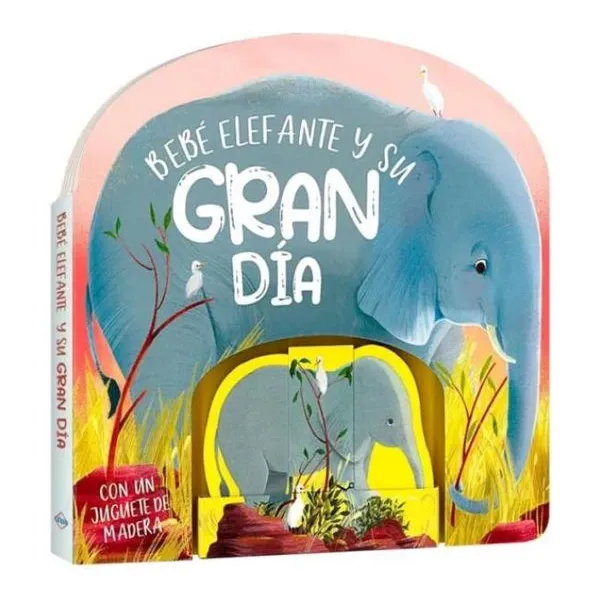 Bebé elefante y su gran dia 18 18 cm