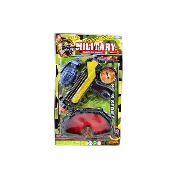 Set militar 4 piezas en blister 19x31 cm x unidad modelos surtidos