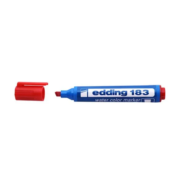 Marcador Edding e 183 al agua para bis.rojo