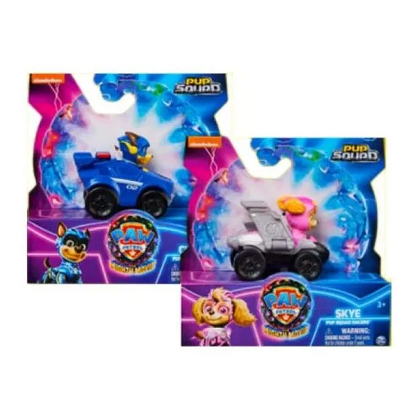 Paw Patrol -mighty movie mini vehículo con figura