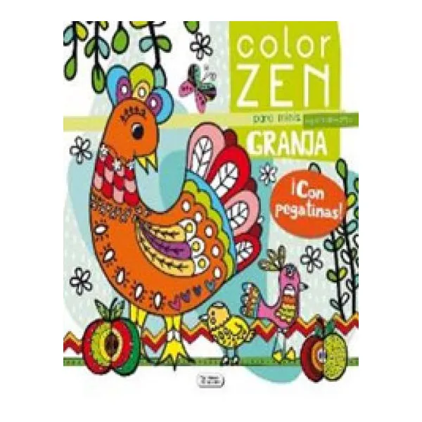 Color zen para minis con pegatinas granja cad189