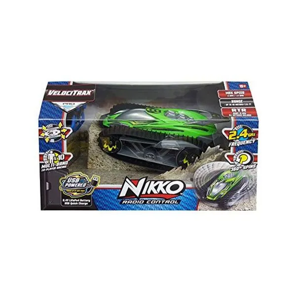 Velocitrack a radio control eléctrico verde 39x24x