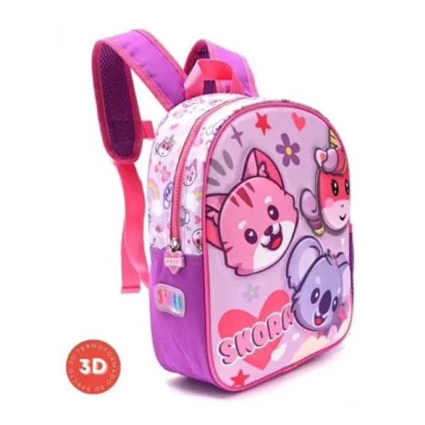 Mochila petit termoformada rapport 3d friends 22 x30 x10 - 12