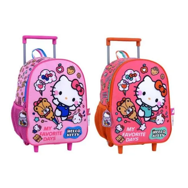 Hello kitty dias favoritos - mochila 12" carro