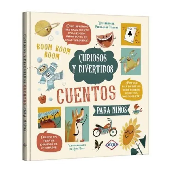 Cuentos curiosos y divertidos tapa dura/23,5 x26,5 cm/93 páginas