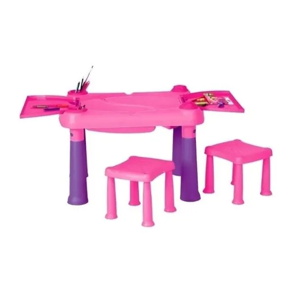 Mesa didáctica girl con 2 banquitos