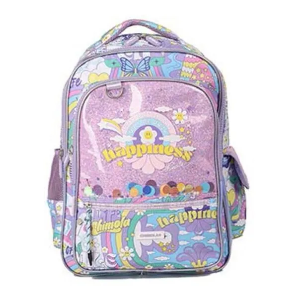 Mochila espalda trama cristal 17" love the planet light purple c2