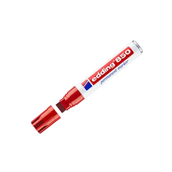 Marcador Edding e 850 perm.para bis.15 mmrojo