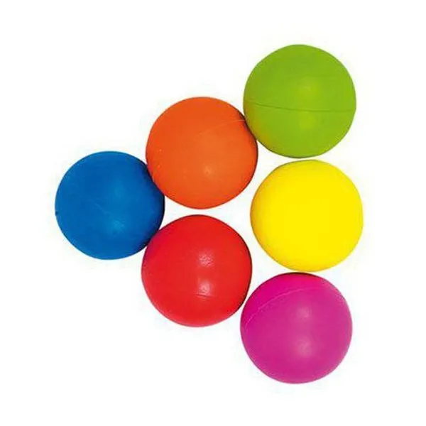 Pelota plástica rigida n.° 6 20 cm colores surtidos