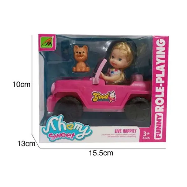 Auto jeep de thamy con mascota