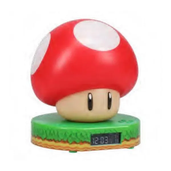 Super mario mushroom digital clock