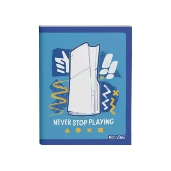Cuaderno tapa flexible Mooving playstation 48 hjs.raya
