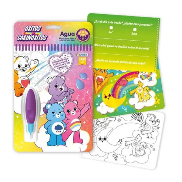 Agua wow! libro de actividades con lápiz mágico para pintar con agua ositos cari